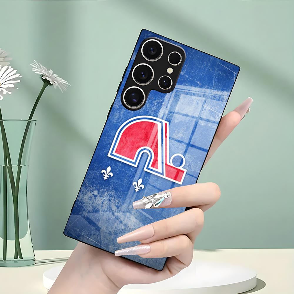 Phone Cases Quebec - Q-QueBecES Hockey Logo Telefoonhoesje voor Samsung