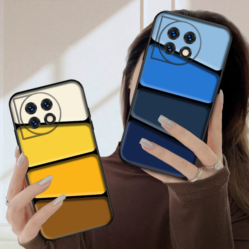 Phone Cases Oneplus - Gekleurde kleurblokken voor OnePlus 8 9
