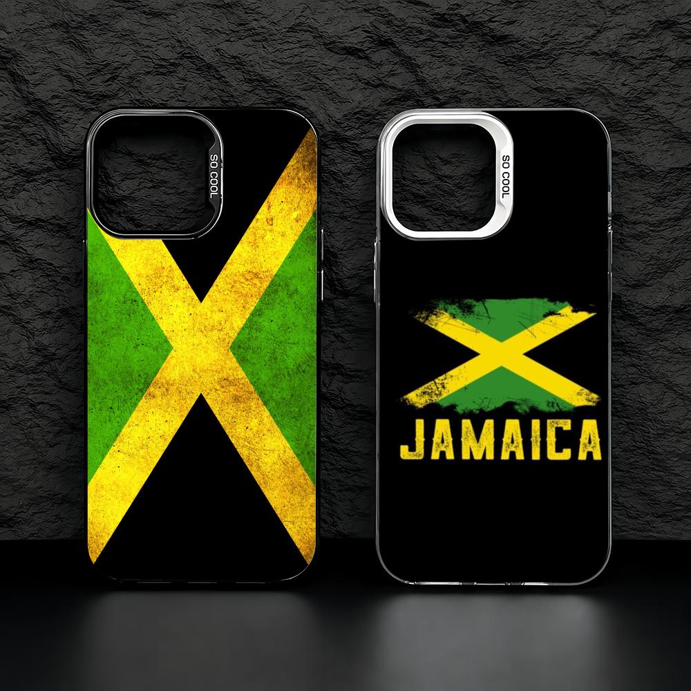 Phone Cases Jamaica - Sport Jamaica Vlag voetbal Telefoonhoesje iPhone
