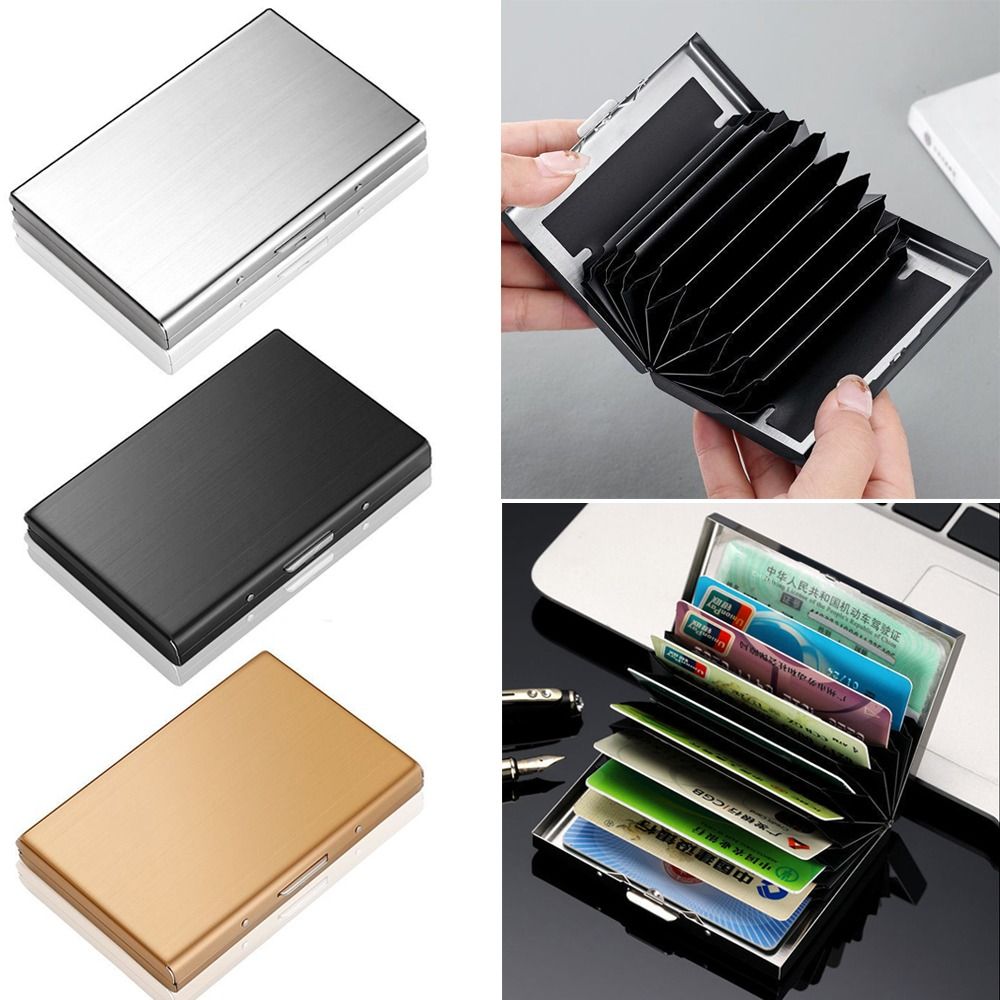 Slim Card Slot Case - Mode 6/10 slots creditcardhouder anti-RFID slanke