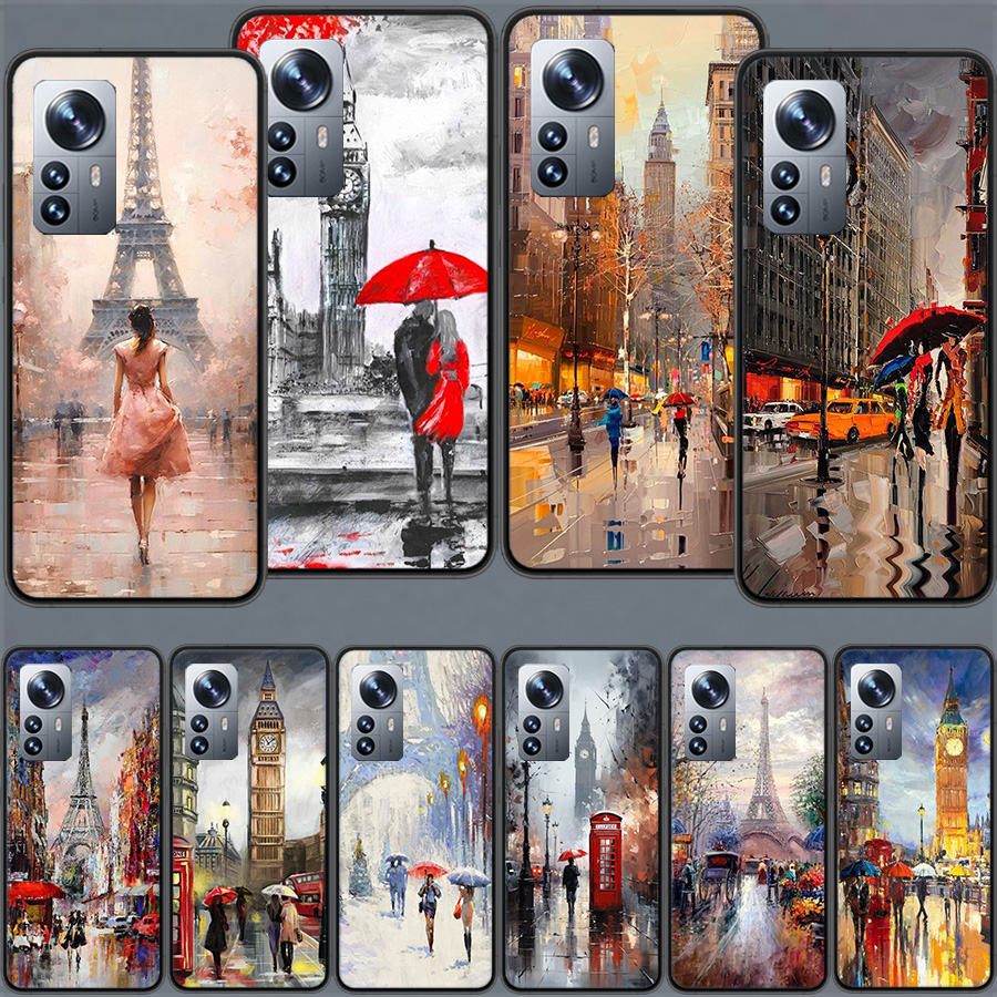 Phone Cases London - Kunstenaar Londen Schilderij Olieverfschilderij Telefoonhoesje voor