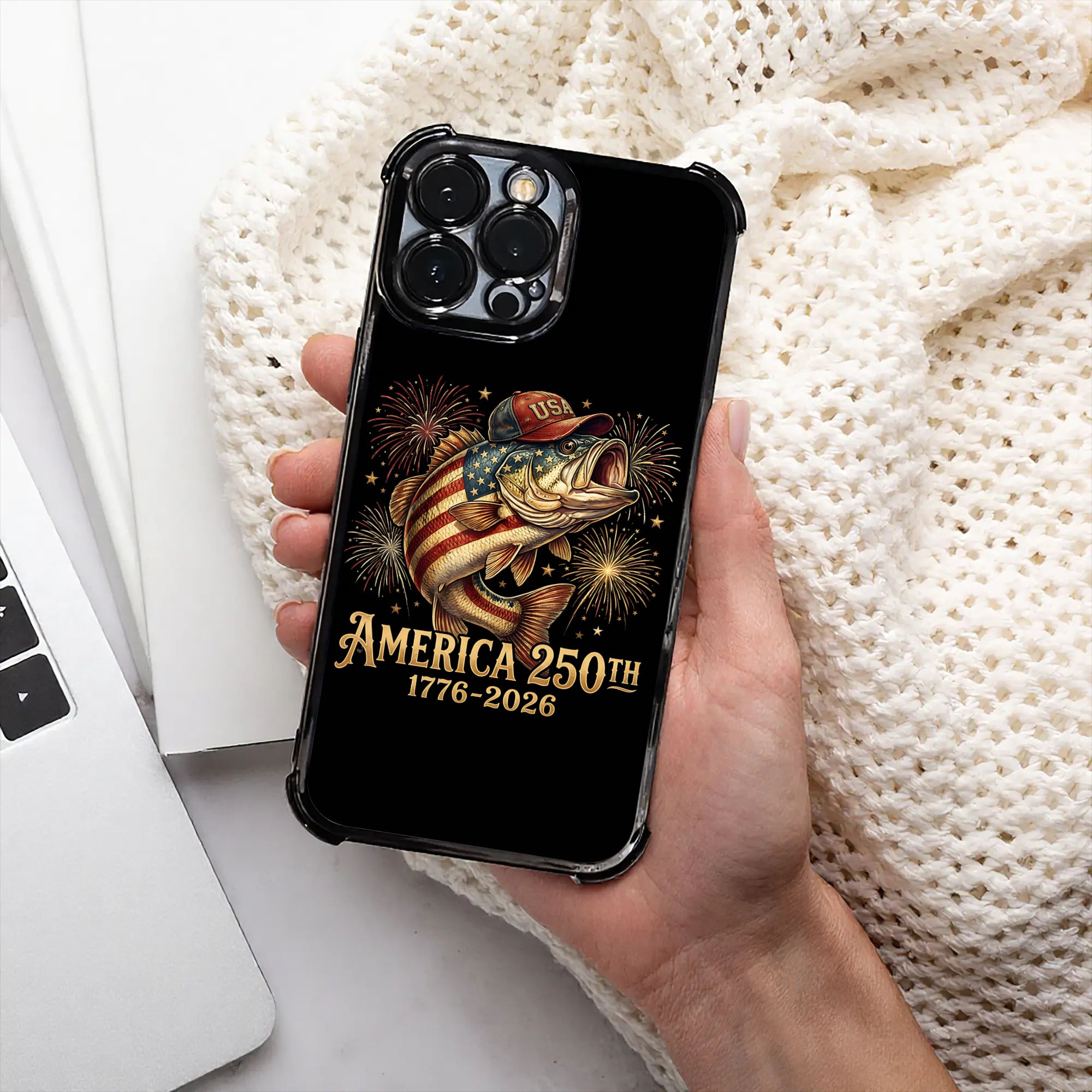 Phone Cases Usa - Bass Fishing 250e verjaardag 2026 USA