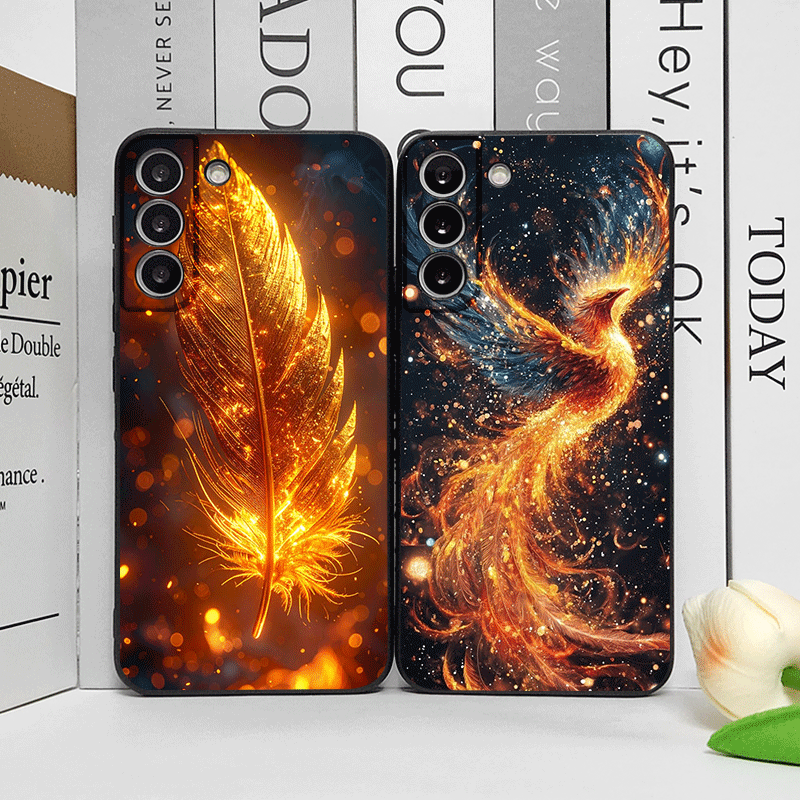 Phone Cases Google Pixel 7 - Luxe Phoenix Vuurveer Patroon Telefoonhoesje voor
