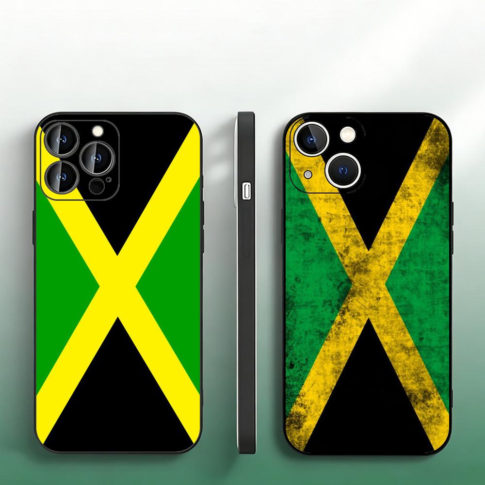Phone Cases Jamaica - Telefoonhoesje Zwart Zacht TPU-hoesje voor iPhone