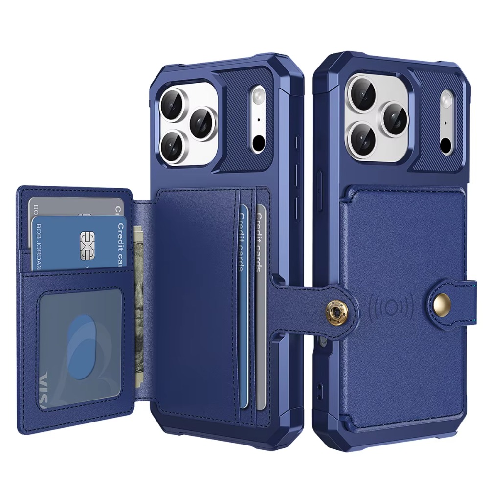 Phone Cases With Wallet On Back - Portemonnee Telefoonhoesje Kaarthouder voor Apple IPhone