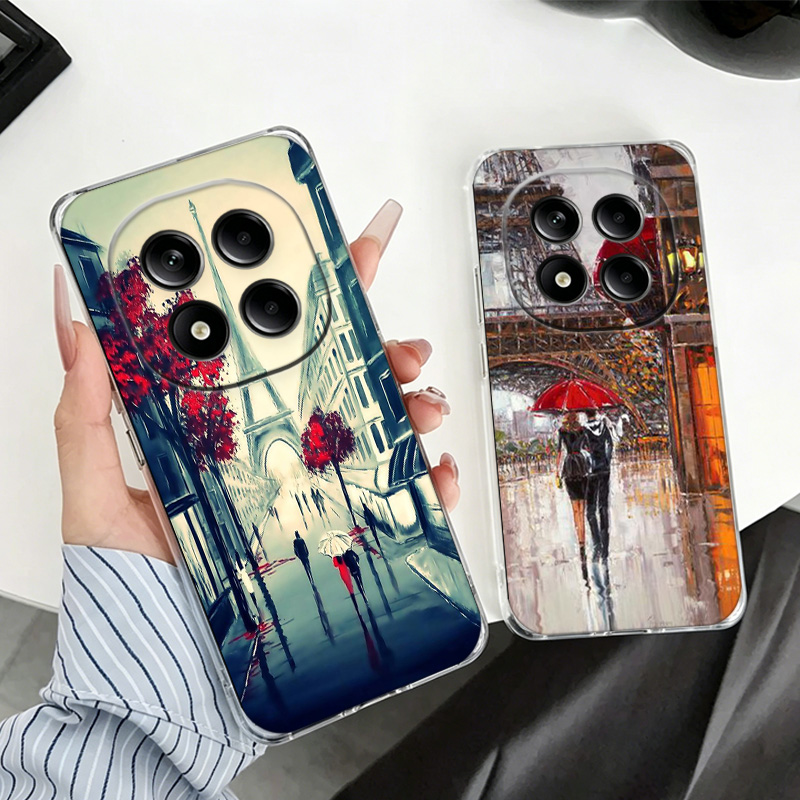 Phone Cases London - Oud Londens straatscène telefoonhoesje voor Redmi