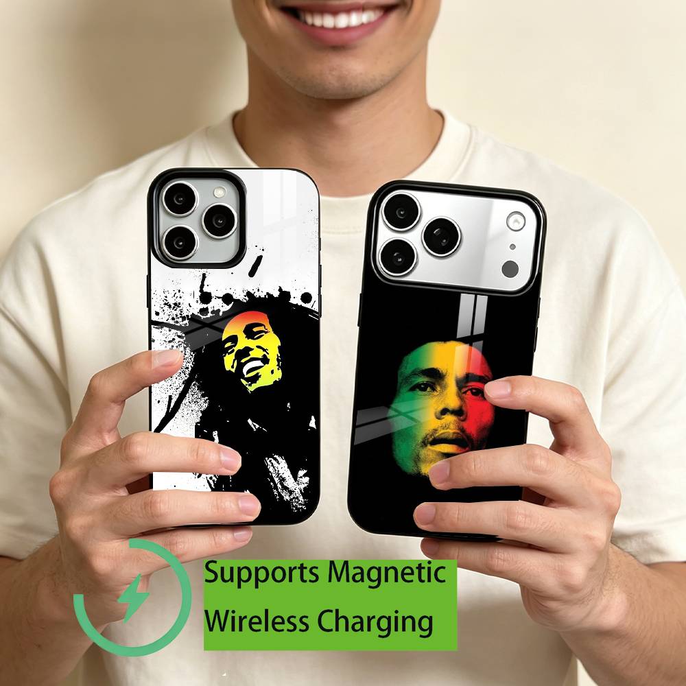 Phone Cases Jamaica - J-Jamaica Bob M-Marley Lion Telefoonhoesje voor