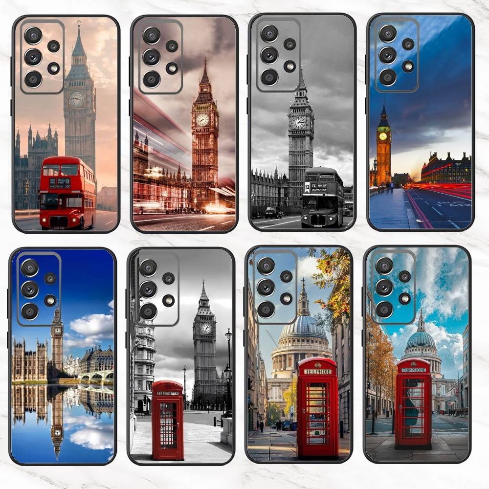 Phone Cases London - L-London Bus Engeland Big Ben Telefoon