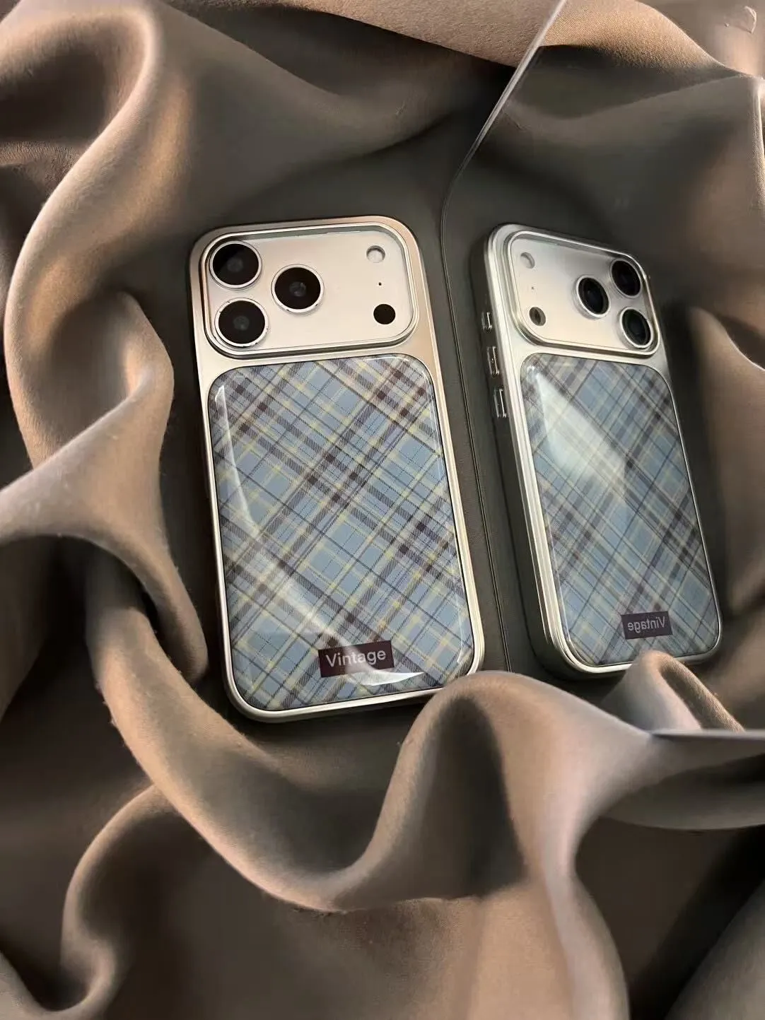 Phone Cases Japanese - Japanse en Koreaanse Ins Retro Blauw
