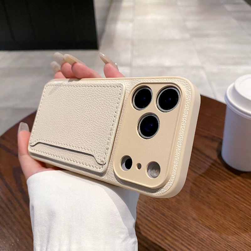 Phone Cases With Wallet On Back - PU lederen portemonnee telefoonhoes met kaarthouder