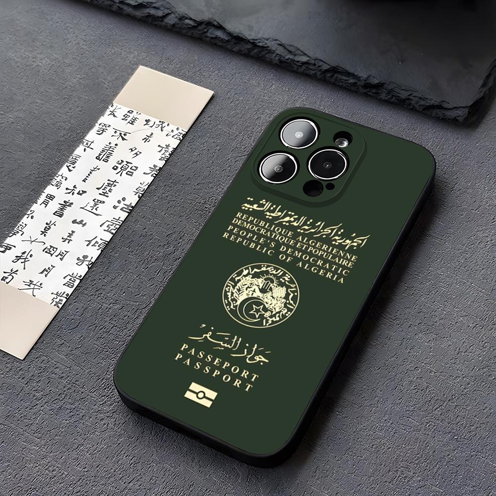 Phone Cases Usa - Algerijnse USA paspoort telefoonhoesje hoes voor