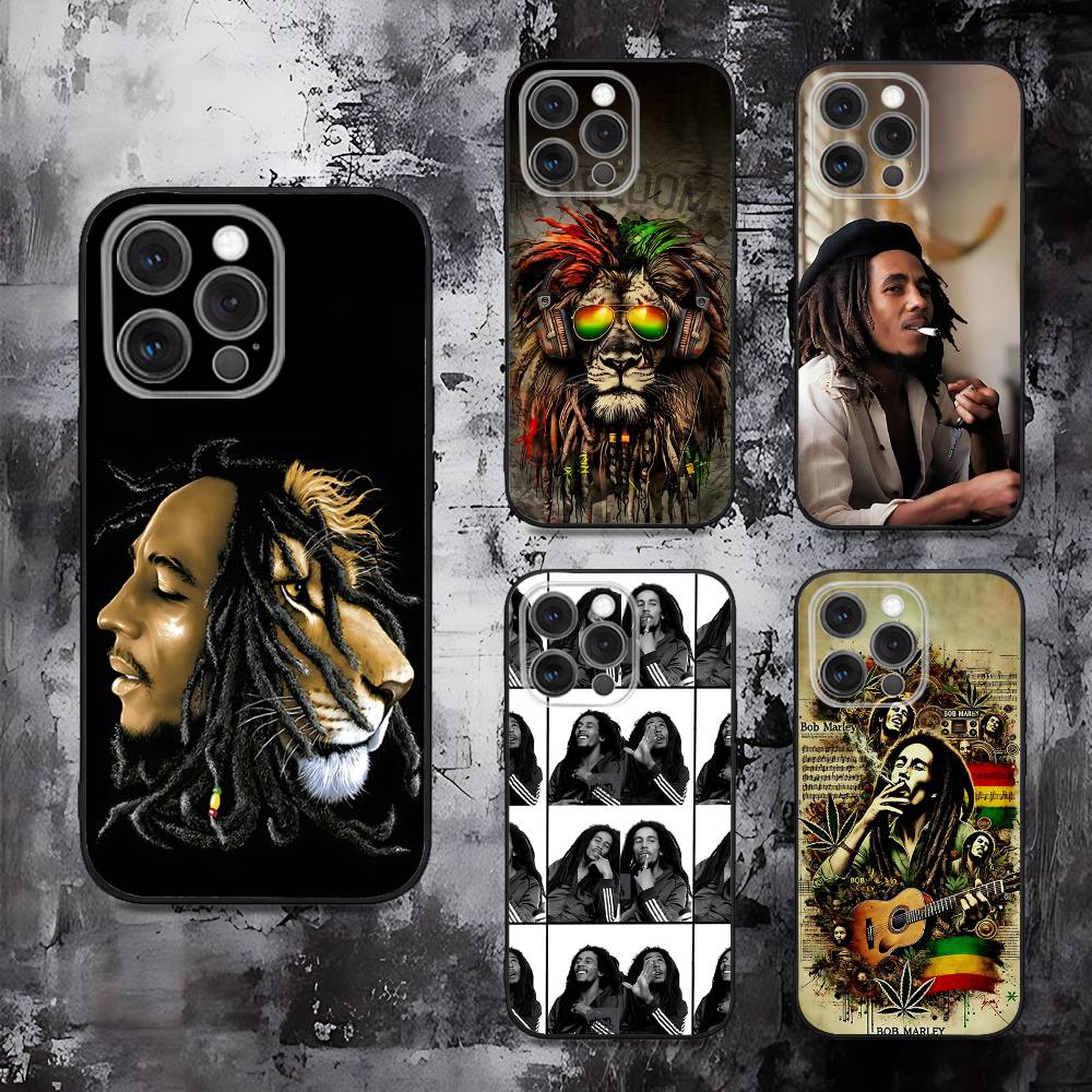 Phone Cases Jamaica - Jamaica Bob M-Marley Lion telefoonhoesje voor