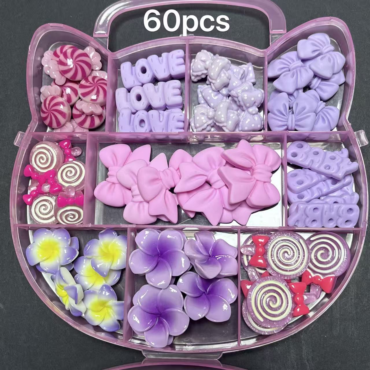 Phone Cases Europe - Een doos paars roze roos strik