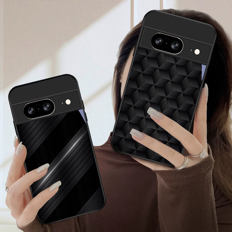 Donkere geometrische textuur v - Phone Cases Google Pixel 7 recensie en prijs
