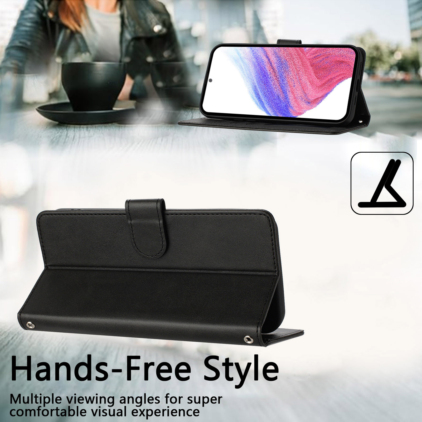 Flip Wallet Lederen Hoesje voo - Phone Cases With Wallet On Back recensie en prijs