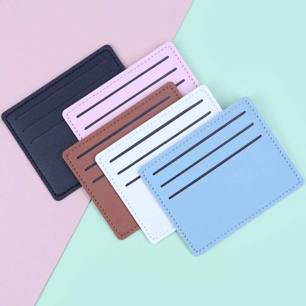 Nieuwe PU-lederen PU-kaarthoud - Slim Card Slot Case recensie en prijs