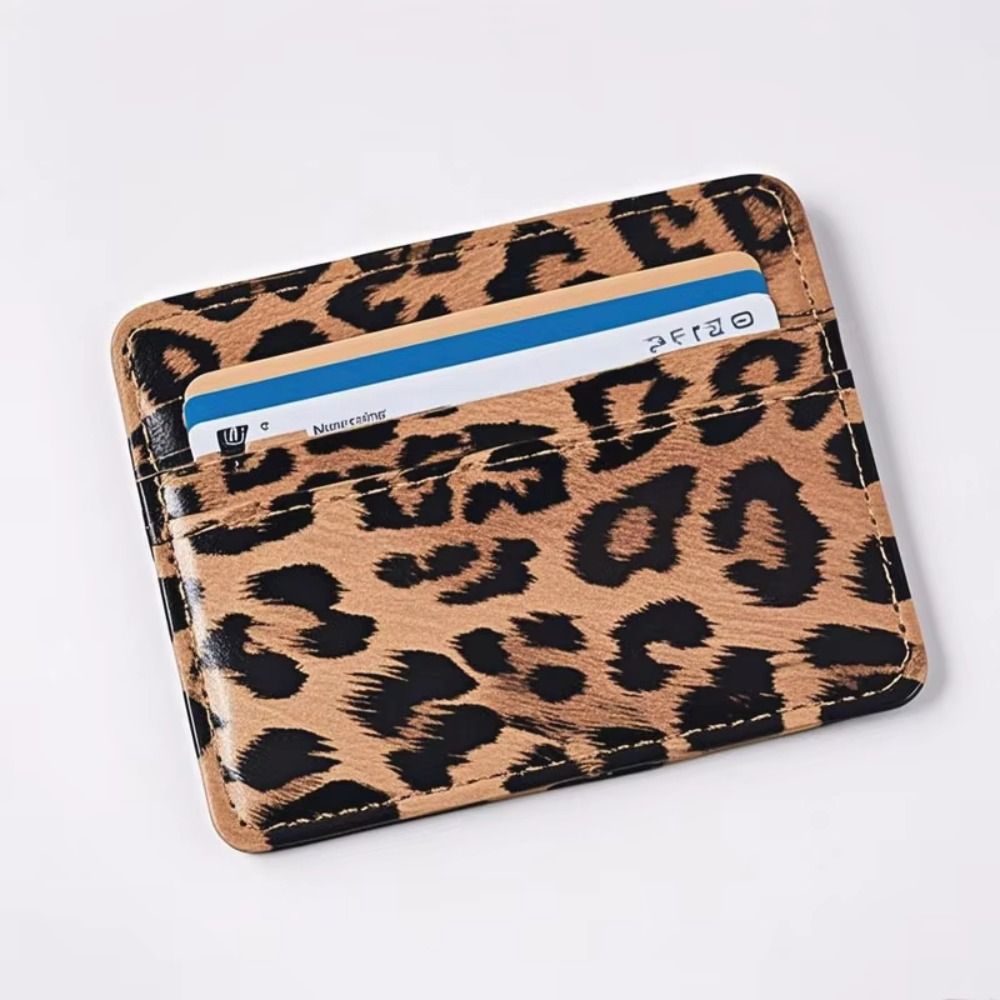 Klassieke PU Lederen Luipaardp - Slim Card Slot Case recensie en prijs