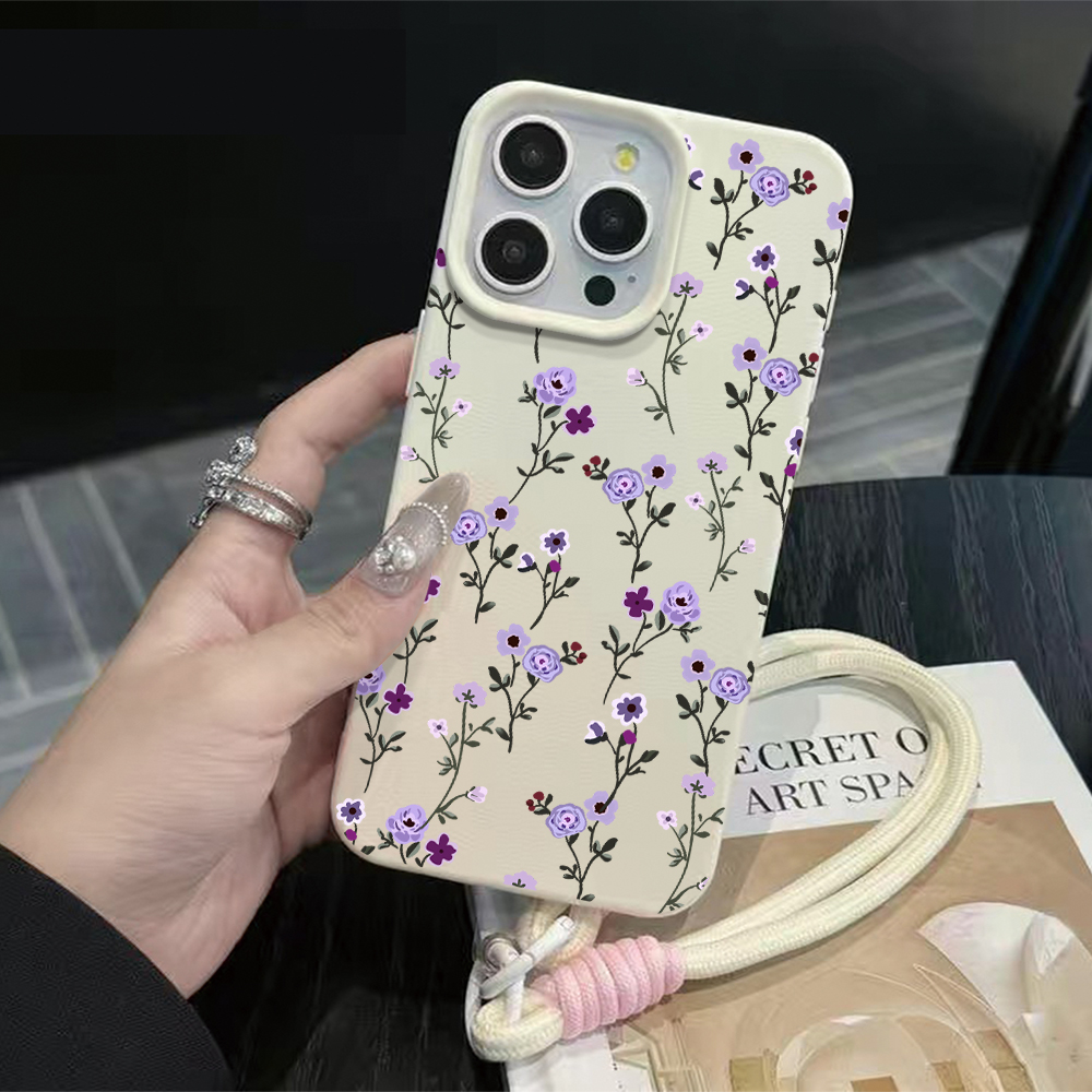 Dunne takjes paarse bloemenban - Phone Cases With Straps recensie en prijs