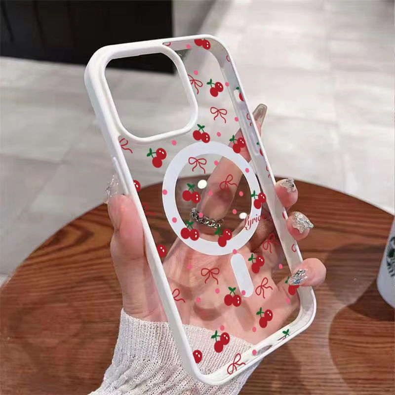 Rode kersenprint magnetische t - Phone Cases With Magnet recensie en prijs