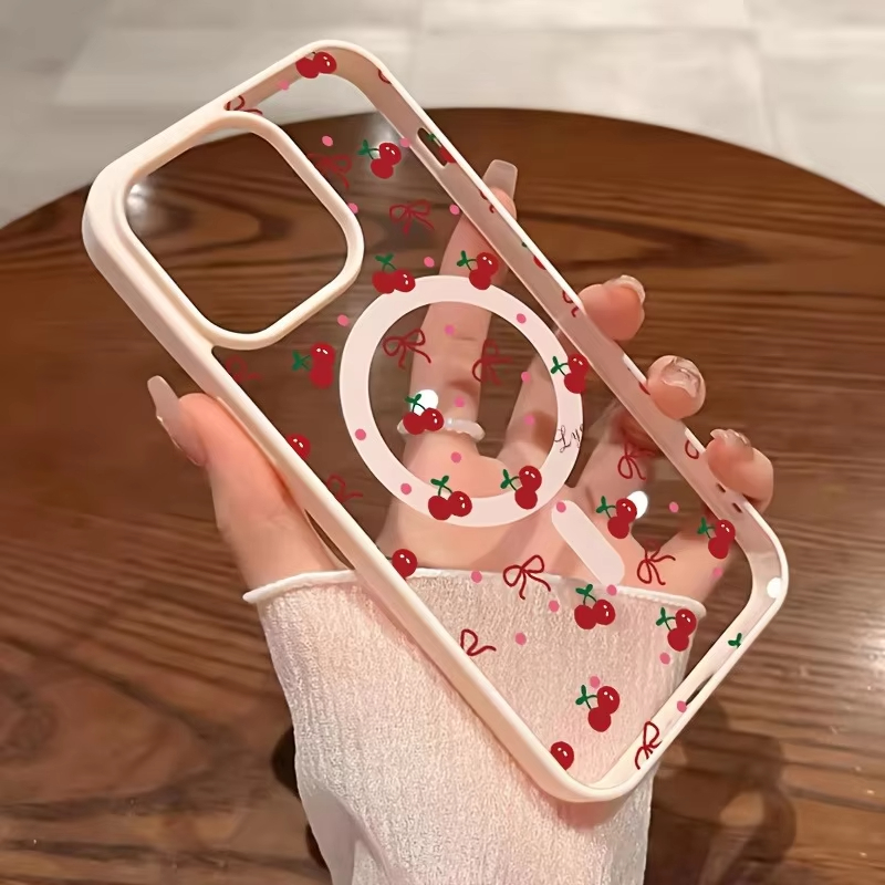 Rode kersenprint magnetische t - Phone Cases With Magnet recensie en prijs