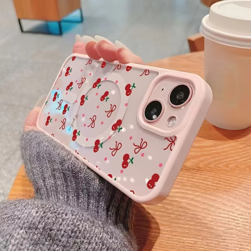 Rode kersenprint magnetische t - Phone Cases With Magnet recensie en prijs