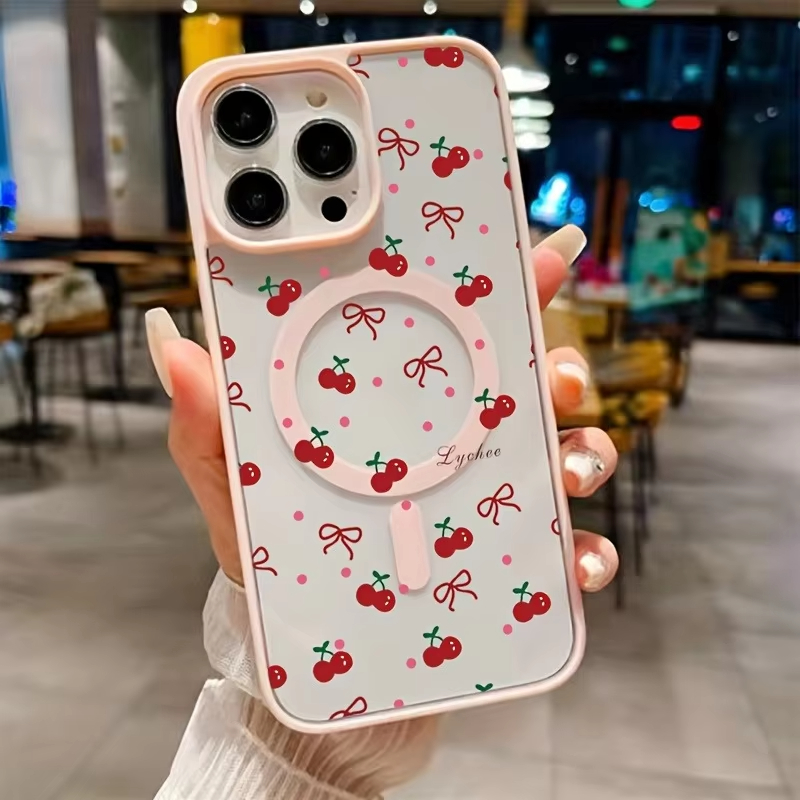 Rode kersenprint magnetische t - Phone Cases With Magnet recensie en prijs
