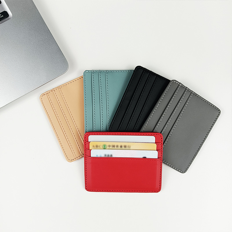 1Pc Pu Lederen Id Kaarthouder  - Slim Card Slot Case recensie en prijs