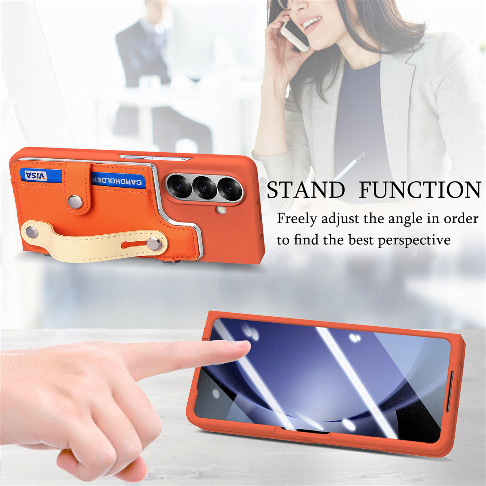 Telefoonhoesje met polsbandje, - Slim Card Slot Case recensie en prijs