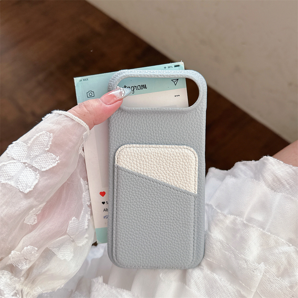 Luxe kleur botsing lederen por - Phone Cases With Wallet On Back recensie en prijs