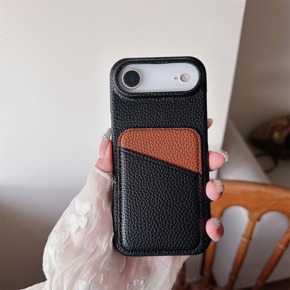 Luxe kleur botsing lederen por - Phone Cases With Wallet On Back recensie en prijs