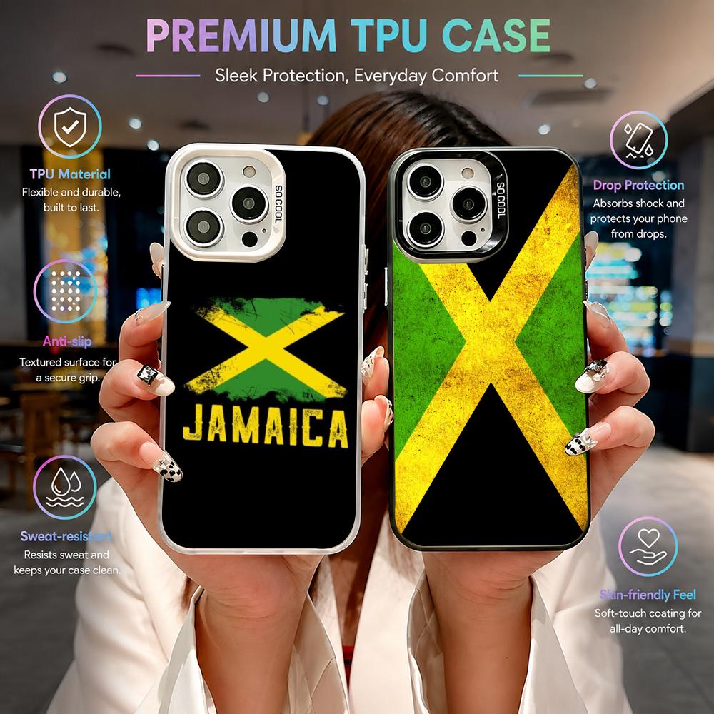 Sport Jamaica Vlag voetbal Tel - Phone Cases Jamaica recensie en prijs