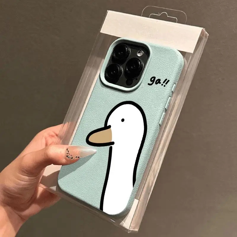 Cartoon Leuke Eend Telefoonhoe - Phone Cases Japanese recensie en prijs