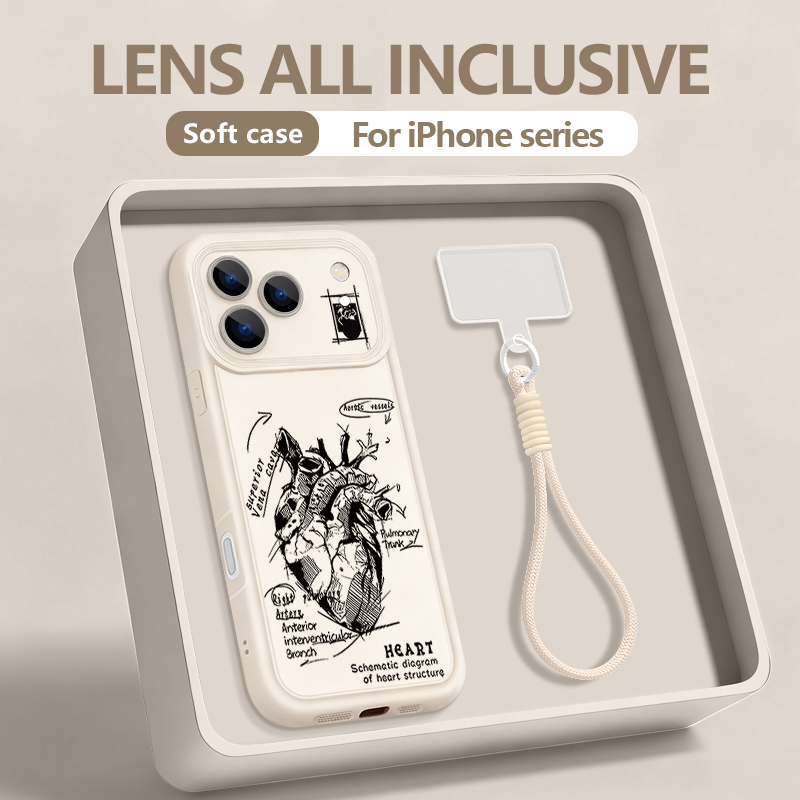 Creatief Hartmodel Patroon Lan - Phone Cases With Straps recensie en prijs