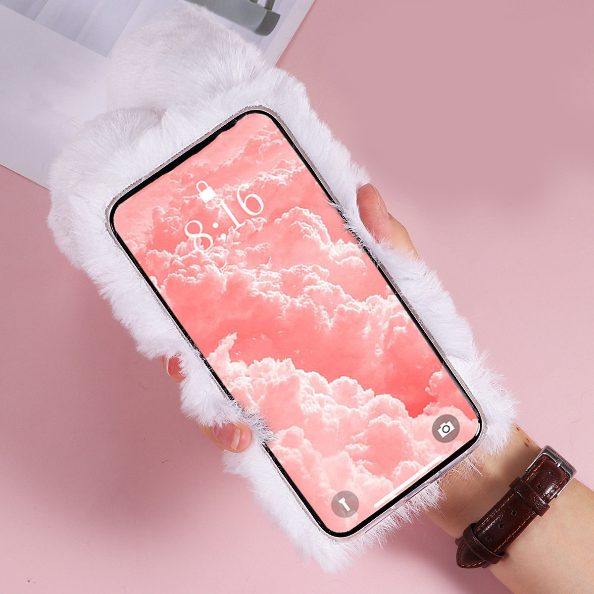 Wit 6,1 inch schattig konijnen - Phone Cases Designer recensie en prijs