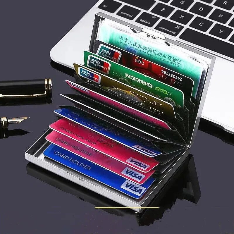 10 Slots Roestvrij Creditcardh - Slim Card Slot Case recensie en prijs