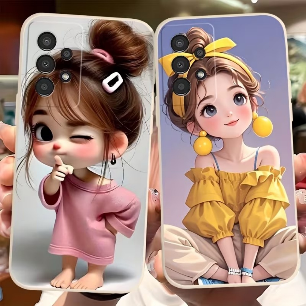 Schattig cartoonmeisjes patroo - Phone Cases Designer recensie en prijs