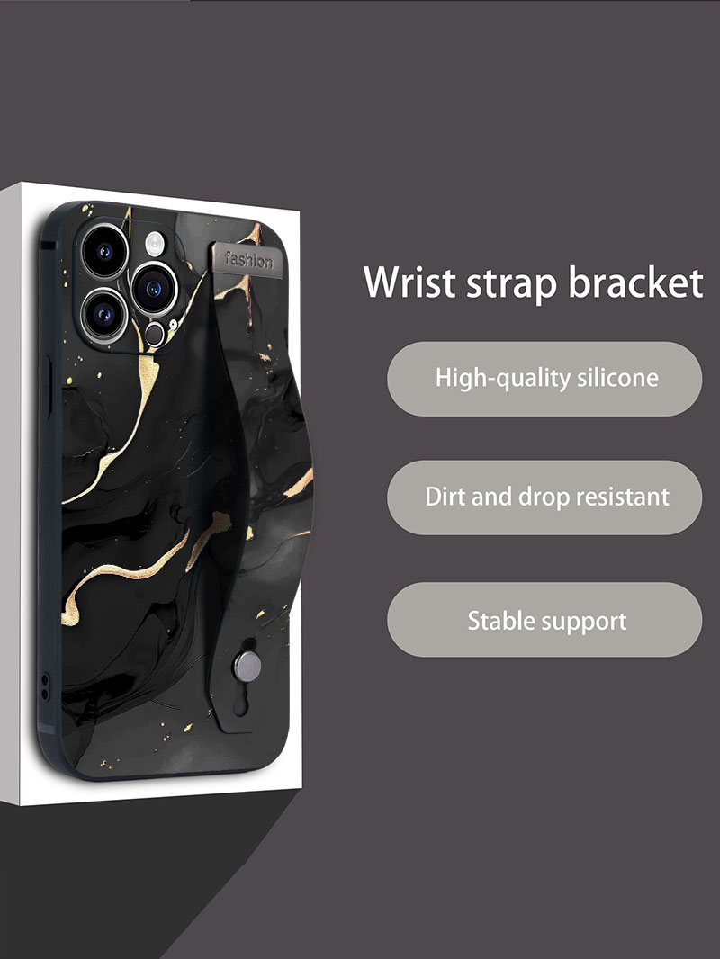 Luxe Vloeibare Siliconen Marme - Phone Cases With Loop recensie en prijs
