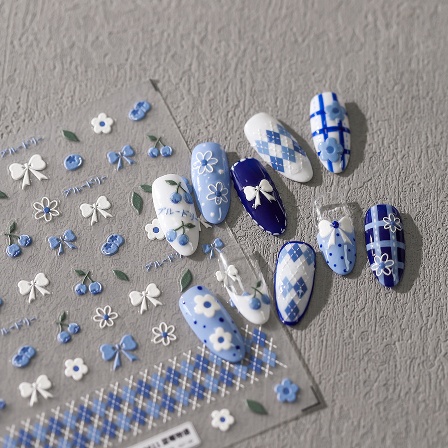1Pc 3D Nail Art Stickers Klein - Phone Cases Europe recensie en prijs